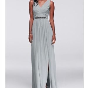 Gray dress from David’s Bridal Size 10.